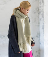 ニットロングマフラー