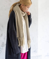 ニットロングマフラー