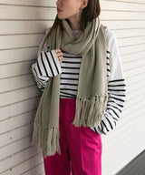 ニットロングマフラー