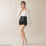 キラキラボタンショートパンツ