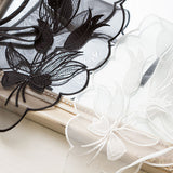 【メール便】花柄オーガンジー付け衿