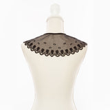 【メール便】花柄オーガンジー付け衿