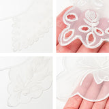 【メール便】花柄オーガンジー付け衿