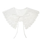 【メール便】花柄オーガンジー付け衿