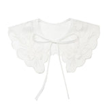 【メール便】花柄オーガンジー付け衿