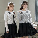 ハート透かし柄カーディガン【ニット】