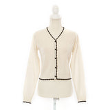 ハート透かし柄カーディガン【ニット】