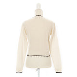 ハート透かし柄カーディガン【ニット】