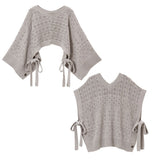 2WAY透かし柄ボレロ【ニット】