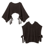 2WAY透かし柄ボレロ【ニット】