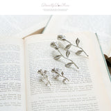 【大】シルバーローズピアスorイヤリング