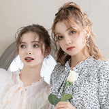 【大】シルバーローズピアスorイヤリング