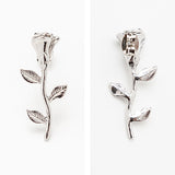 【小】シルバーローズピアスorイヤリング