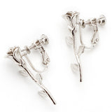 【小】シルバーローズピアスorイヤリング