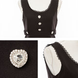 ビジューフリルジャンスカ