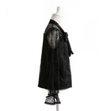 レースボウタイフリルブラウス