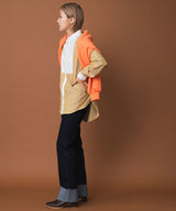 バンドカラーストライプドレスシャツ