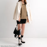 【やみつきとろみ素材】ボンディングゆるピタワンピース