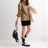 【やみつきとろみ素材】ボンディングゆるピタワンピース