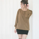 【やみつきとろみ素材】ボンディングゆるピタワンピース