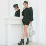 【やみつきとろみ素材】ボンディングゆるピタワンピース