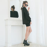 【やみつきとろみ素材】ボンディングゆるピタワンピース