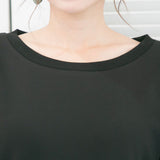 【やみつきとろみ素材】ボンディングゆるピタワンピース