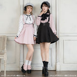 【メール便】選べる襟総柄ブラウス