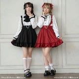 【メール便】選べる襟総柄ブラウス