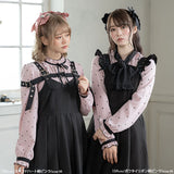 【メール便】選べる襟総柄ブラウス