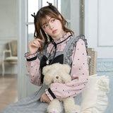 【メール便】選べる襟総柄ブラウス