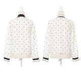 【メール便】選べる襟総柄ブラウス