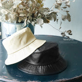 【メール便】レザーバケットハット