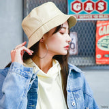 【メール便】レザーバケットハット