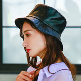 【メール便】レザーバケットハット