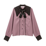 十字架セーラー襟ブラウス