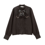 十字架セーラー襟ブラウス