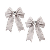 大好き推しビジューフリル2個セットリボンクリップ