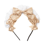 コットンレースメイドカチューシャ