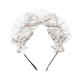 コットンレースメイドカチューシャ