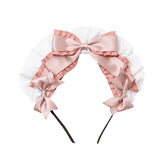 コットンレースメイドカチューシャ