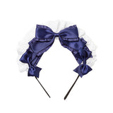 コットンレースメイドカチューシャ