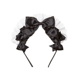 コットンレースメイドカチューシャ