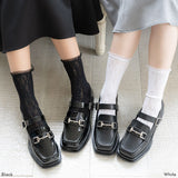 オーガンジーミニフリルレースショートソックス