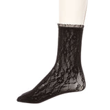 オーガンジーミニフリルレースショートソックス