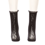 オーガンジーミニフリルレースショートソックス