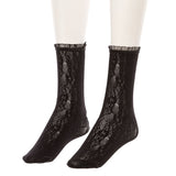 オーガンジーミニフリルレースショートソックス