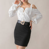 ビジューハートベルト