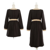 バイカラー上品レディワンピース