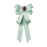 ビジューリボンタイクリップ